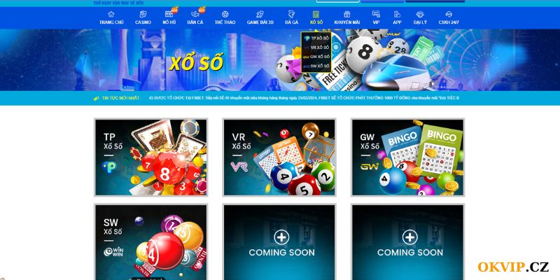 Xổ Số loại nào cũng có tại cổng game F8bet