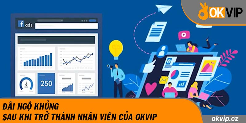 Đãi ngộ khủng sau khi trở thành nhân viên của OKVIP