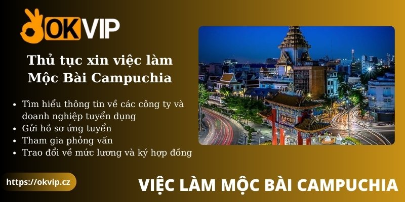 Xin việc làm Mộc Bài như thế nào?