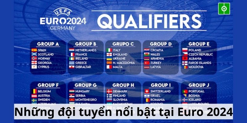 Những đội tuyển nổi bật tại Euro 2024